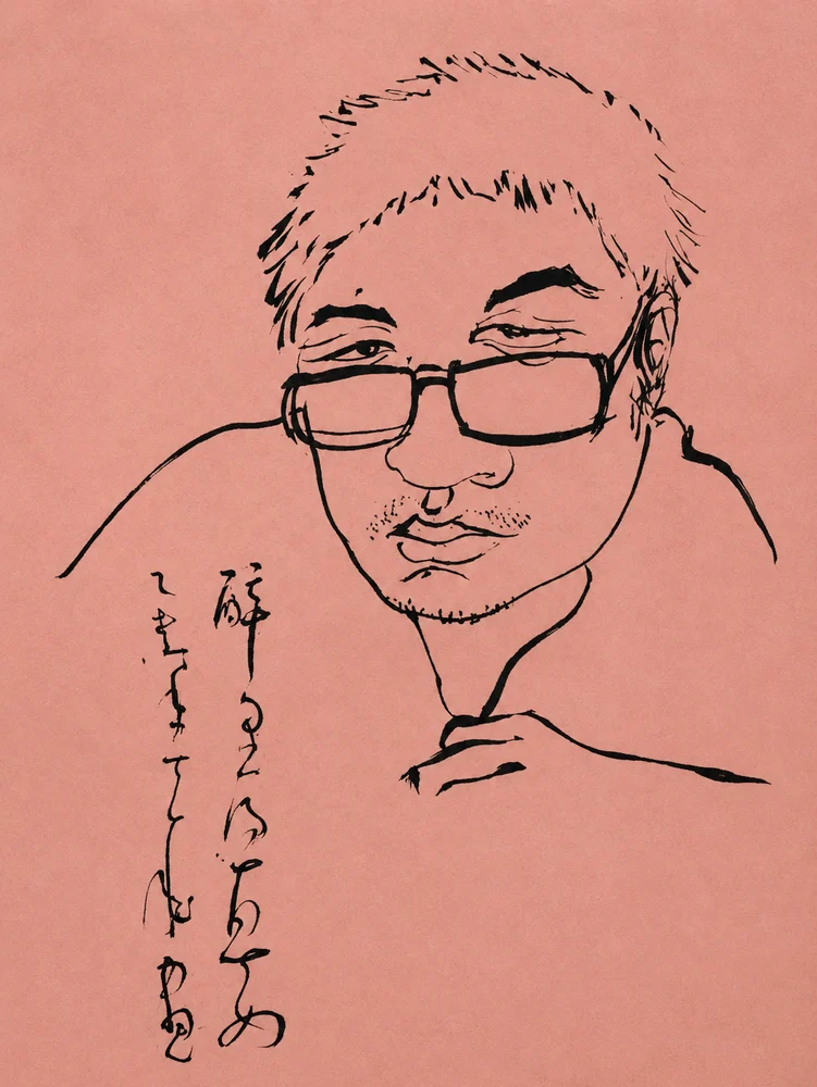 千手雪匐自画像
